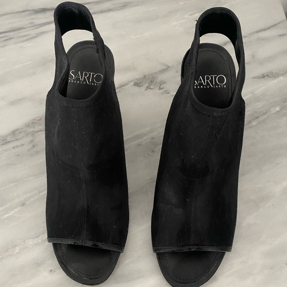 Franco Sarto black heels